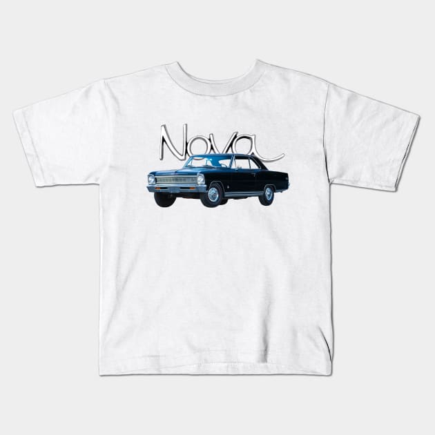 1966 Nova Kids T-Shirt by Permages LLC